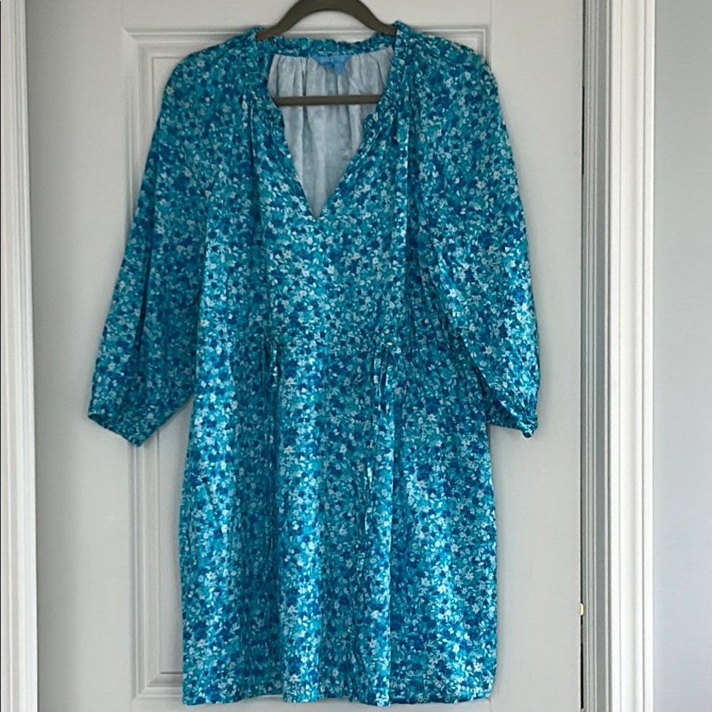 Blue Floral Dress